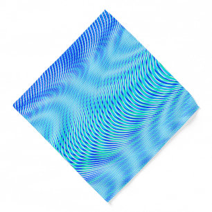 Modern Abstract Water Summer Psychedelic Trippy Bandana