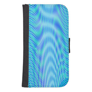 Modern Abstract Water Summer Psychedelic Trippy Galaxy S4 Wallet Case