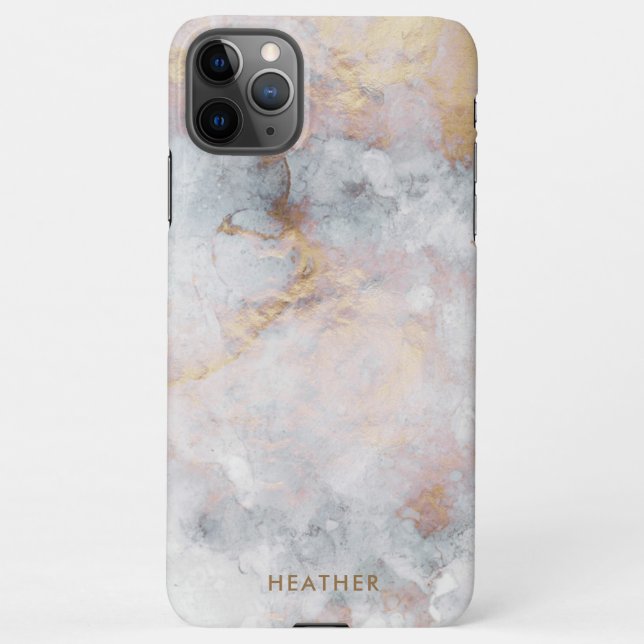 Modern Abstract Watercolor iPhone Case (Back)