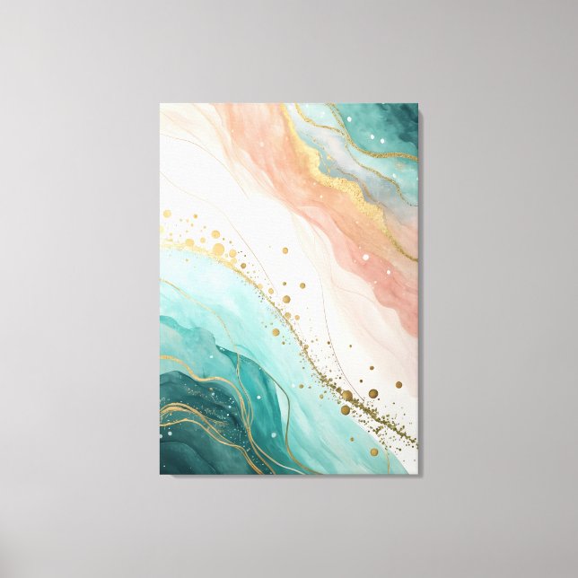 Modern Abstract Watercolor Wall Art (Front)