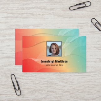 Modern Abstract Wave Photo Design | Gradient