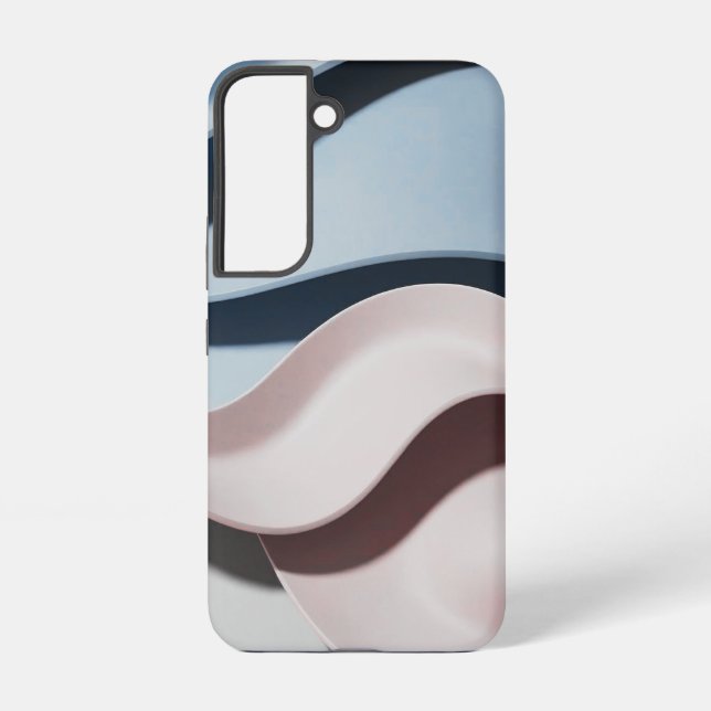 Modern Abstract Wave  Samsung Galaxy Case (Back)