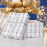 Modern Abstract Winter Christmas Tree Gray White Wrapping Paper<br><div class="desc">Wrap your Christmas holiday gifts with this simple pretty silver gray and white abstract tree pattern design giftwrap. Change the background color in EDIT to coordinate with other wrapping paper choice. ASSISTANCE: For help with design modification or personalization, color change, transferring the design to another product or if you would...</div>