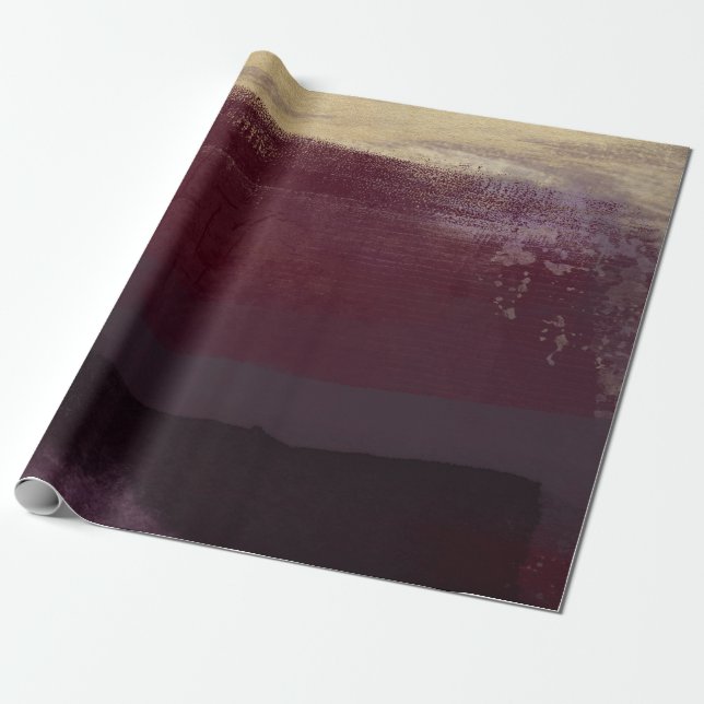 Modern Abstract Wrapping Paper (Unrolled)