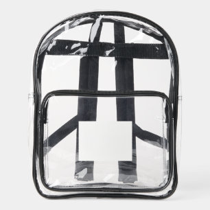 Modern Academic Lifestyle Design Clear Backpack