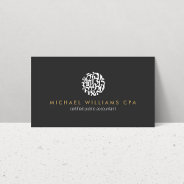 Modern Accountant, Accounting Business Card at Zazzle