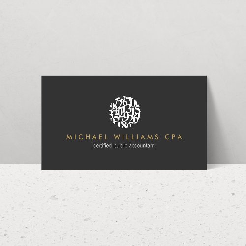 Modern Accountant Accounting Business Card