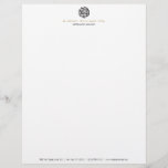 Modern Accountant, Accounting II Letterhead<br><div class="desc">Coordinates with the Modern Accountant,  Accounting II Business Card Template by 1201AM. An abstract,  yet modern collection of numbers creates a unique logo for accountants and accounting firms. © 1201AM CREATIVE</div>