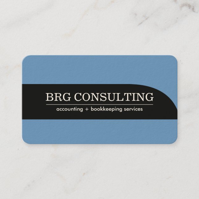Modern Accountant Business Card (Front)