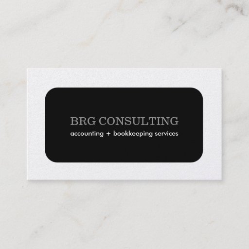 Customizable Modern Accountant Business Card