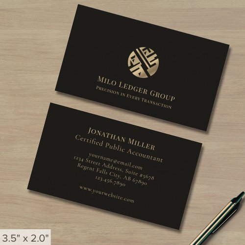 Modern Accounting Business Cards