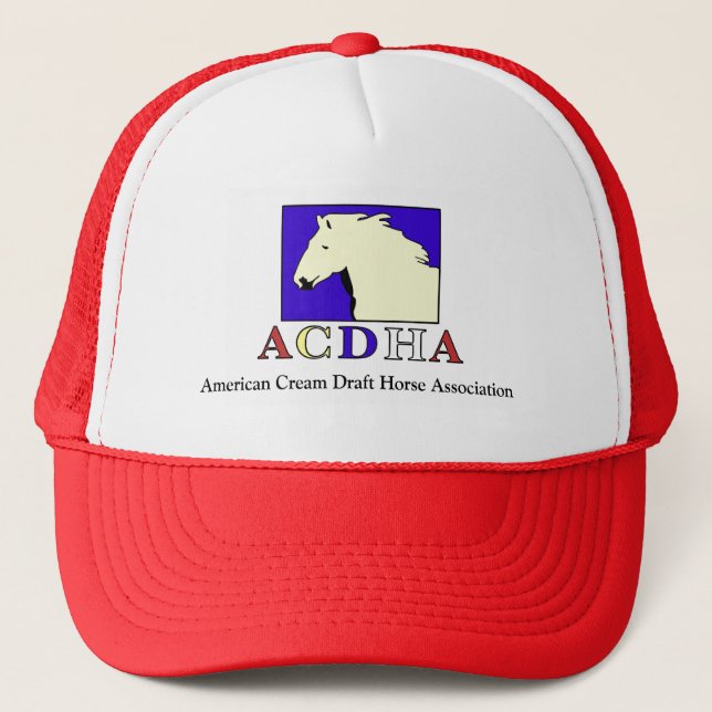 Modern ACDHA Red & White hat (Front)