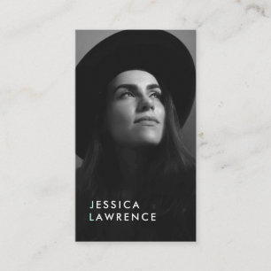 Modern actors models headshot photo photography business card