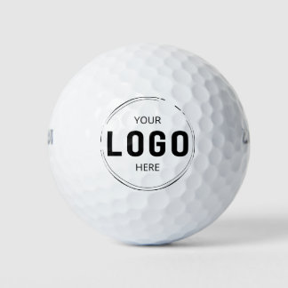 Modern Add Your Logo Business Company Branded Golf Balls