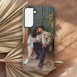 Modern Add Your Own Photo Monogrammed Samsung Galaxy S21 Case<br><div class="desc">Keep your memories where you can see them by adding your own photo and monogram initials of your choice.  Great photo design and fashion trend</div>