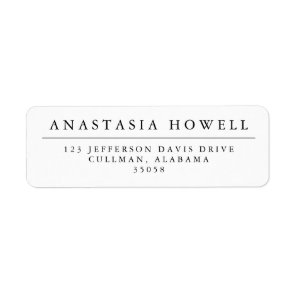 Modern Address Labels