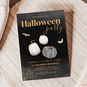 Modern Adult Halloween Party Invitation