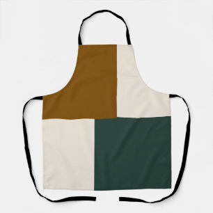 Modern Aesthetic Abstract Color Block Apron