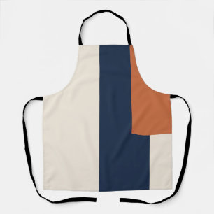 Modern Aesthetic Abstract Color Block Apron