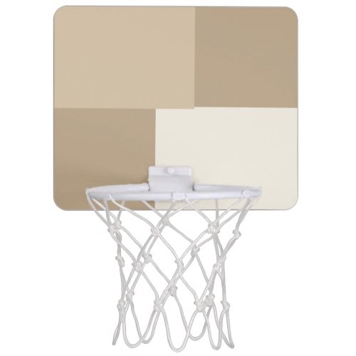 Modern Aesthetic Abstract Color Block Basketball Mini Basketball Hoop