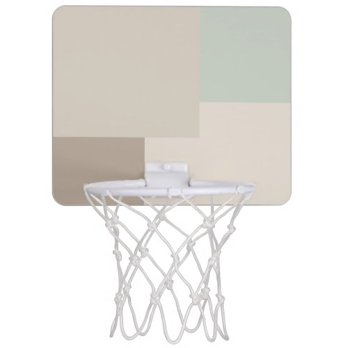 Modern Aesthetic Abstract Color Block Basketball Mini Basketball Hoop