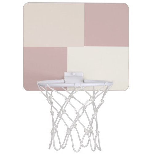 Modern Aesthetic Abstract Color Block Basketball Mini Basketball Hoop