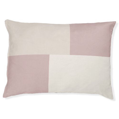 Modern Aesthetic Abstract Color Block Pet Bed