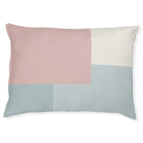 Modern Aesthetic Abstract Color Block Pet Bed