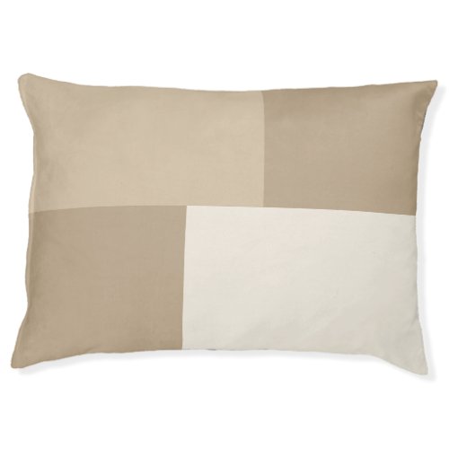 Modern Aesthetic Abstract Color Block Pet Bed