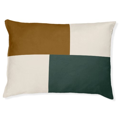 Modern Aesthetic Abstract Color Block Pet Bed