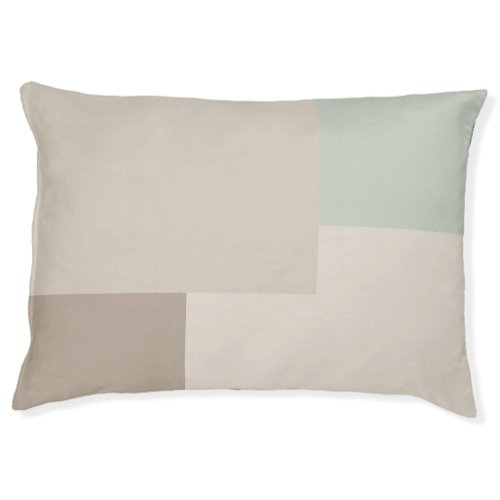 Modern Aesthetic Abstract Color Block Pet Bed