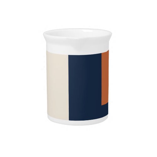 Modern Aesthetic Abstract Color Block Pitcher