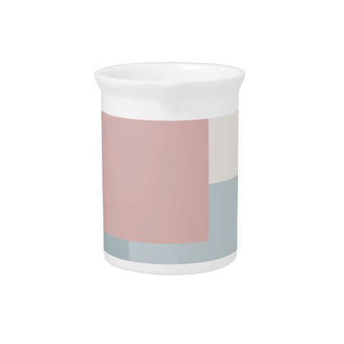 Modern Aesthetic Abstract Color Block Pitcher