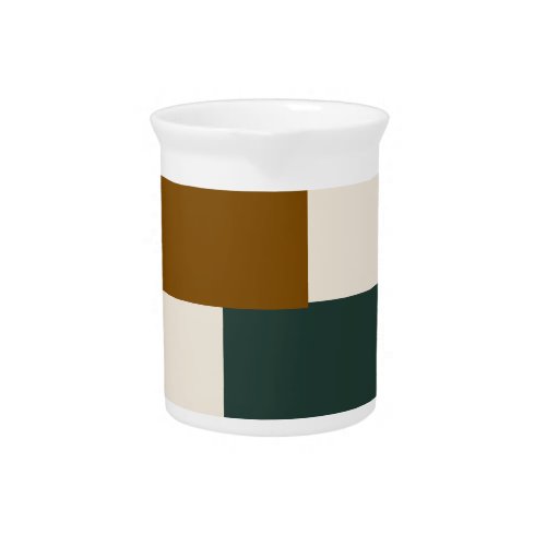 Modern Aesthetic Abstract Color Block Pitcher