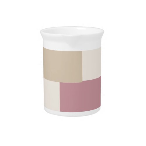 Modern Aesthetic Abstract Color Block Pitcher