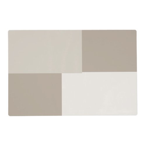 Modern Aesthetic Abstract Color Block Placemat