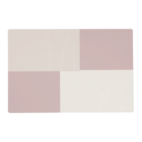 Modern Aesthetic Abstract Color Block Placemat