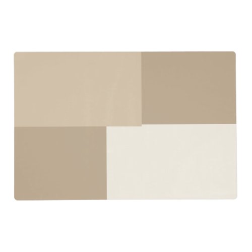 Modern Aesthetic Abstract Color Block Placemat