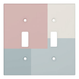 Modern Aesthetic Abstract Color Block Switch Cover