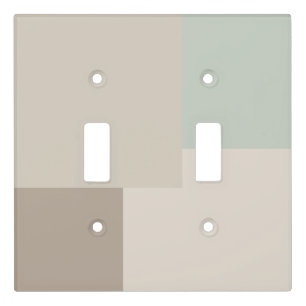 Modern Aesthetic Abstract Color Block Switch Cover