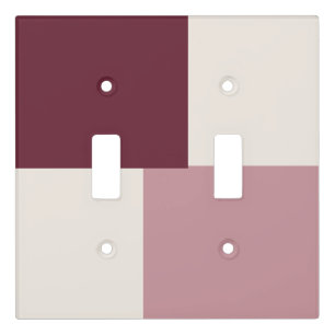 Modern Aesthetic Abstract Color Block Switch Cover
