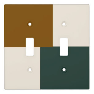 Modern Aesthetic Abstract Color Block Switch Cover