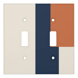 Modern Aesthetic Abstract Color Block Switch Cover