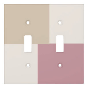 Modern Aesthetic Abstract Color Block Switch Cover