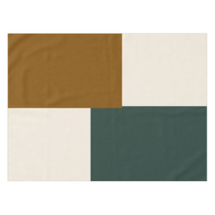 Modern Aesthetic Abstract Color Block Tablecloth