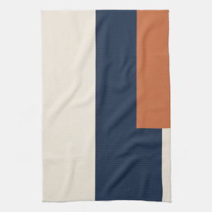 Modern Aesthetic Abstract Color Block Towel