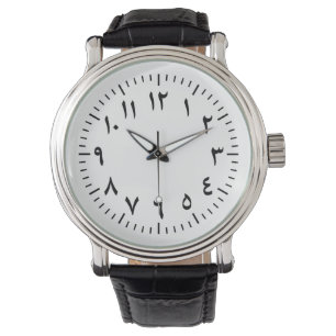 Modern Aesthetic Arabic Numeral Watch