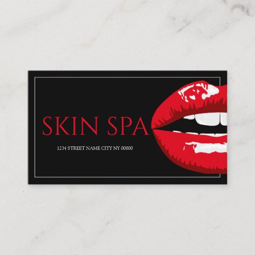 Modern Aesthetic Nurse Doctor Cosmetic Surgery B Business Card