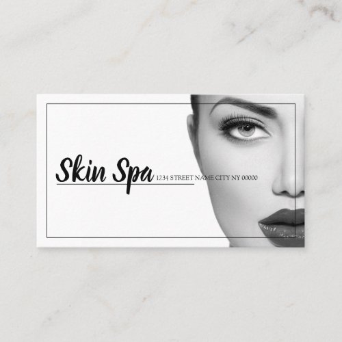 Modern Aesthetic Nurse Doctor Cosmetic Surgery B Business Card