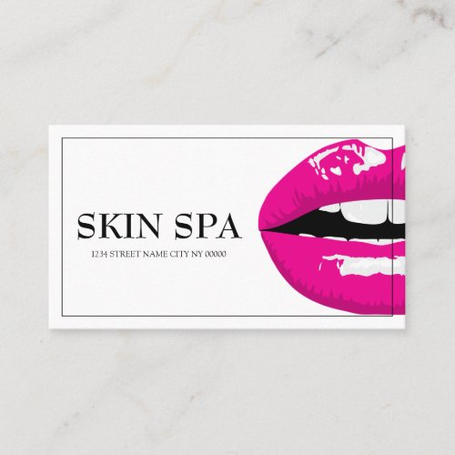 Modern Aesthetic Nurse Doctor Cosmetic Surgery B Business Card